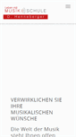 Mobile Screenshot of musikschule-henneberger.de